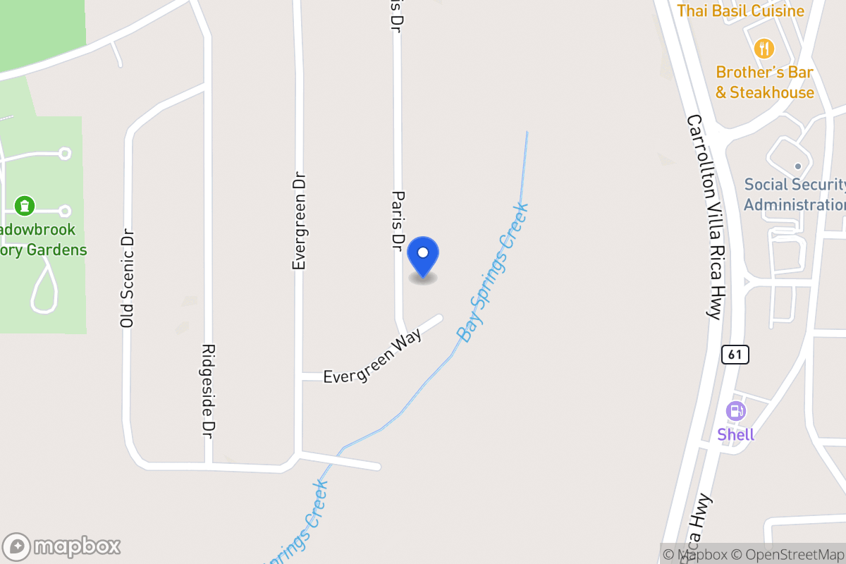 Map of 188 Paris Dr