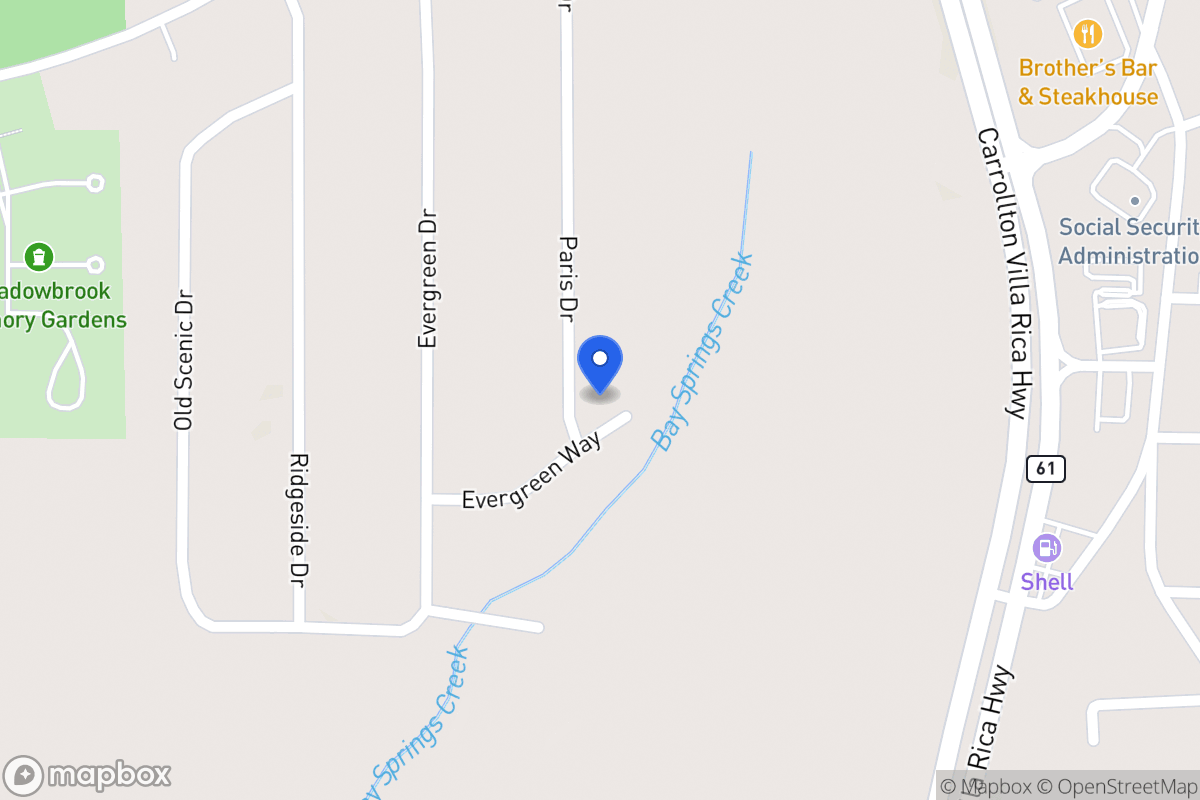 Map of 192 Paris Dr