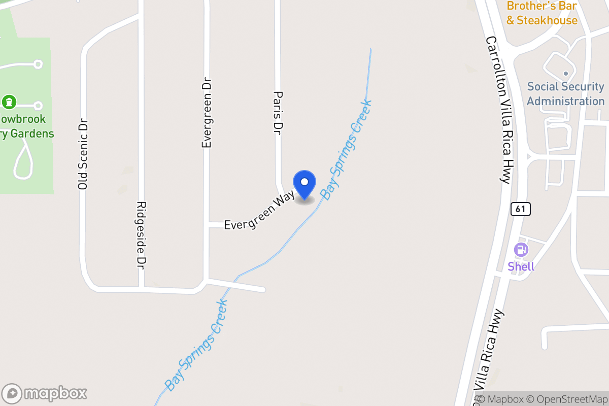 Map of 134 Paris Dr