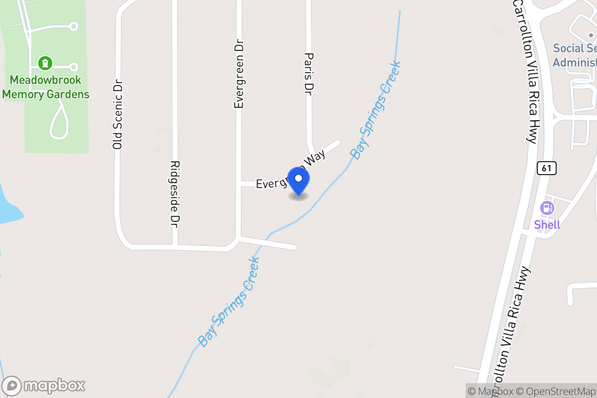 Map of 116 Evergreen Way