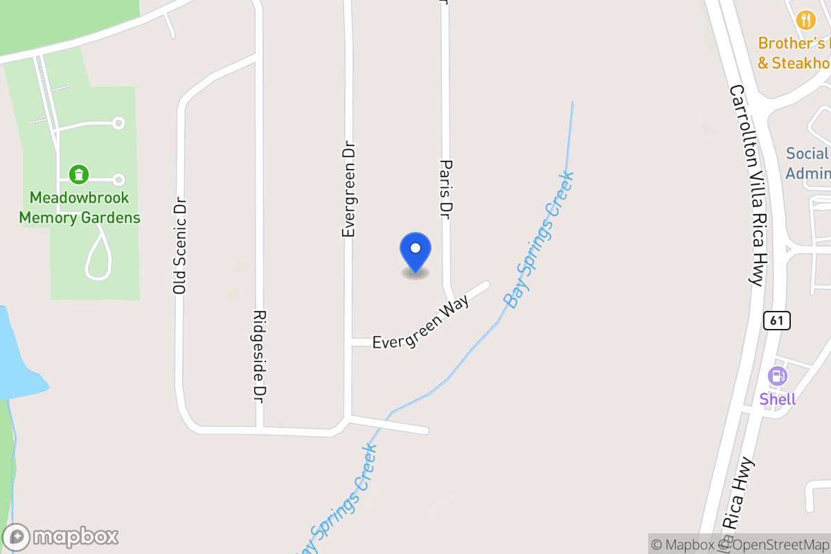 Map of 197 Paris Dr