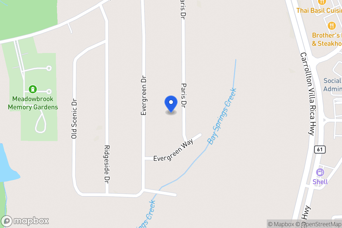 Map of 187 Paris Dr