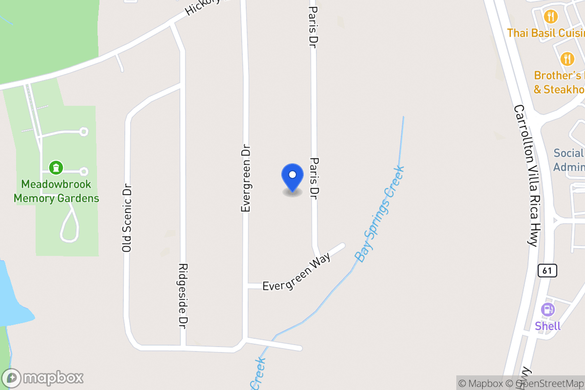 Map of 183 Paris Dr