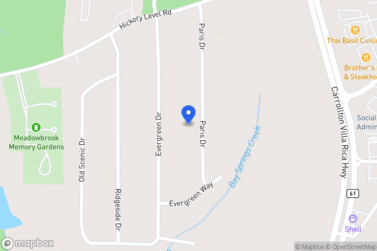 Map of 173 Paris Dr