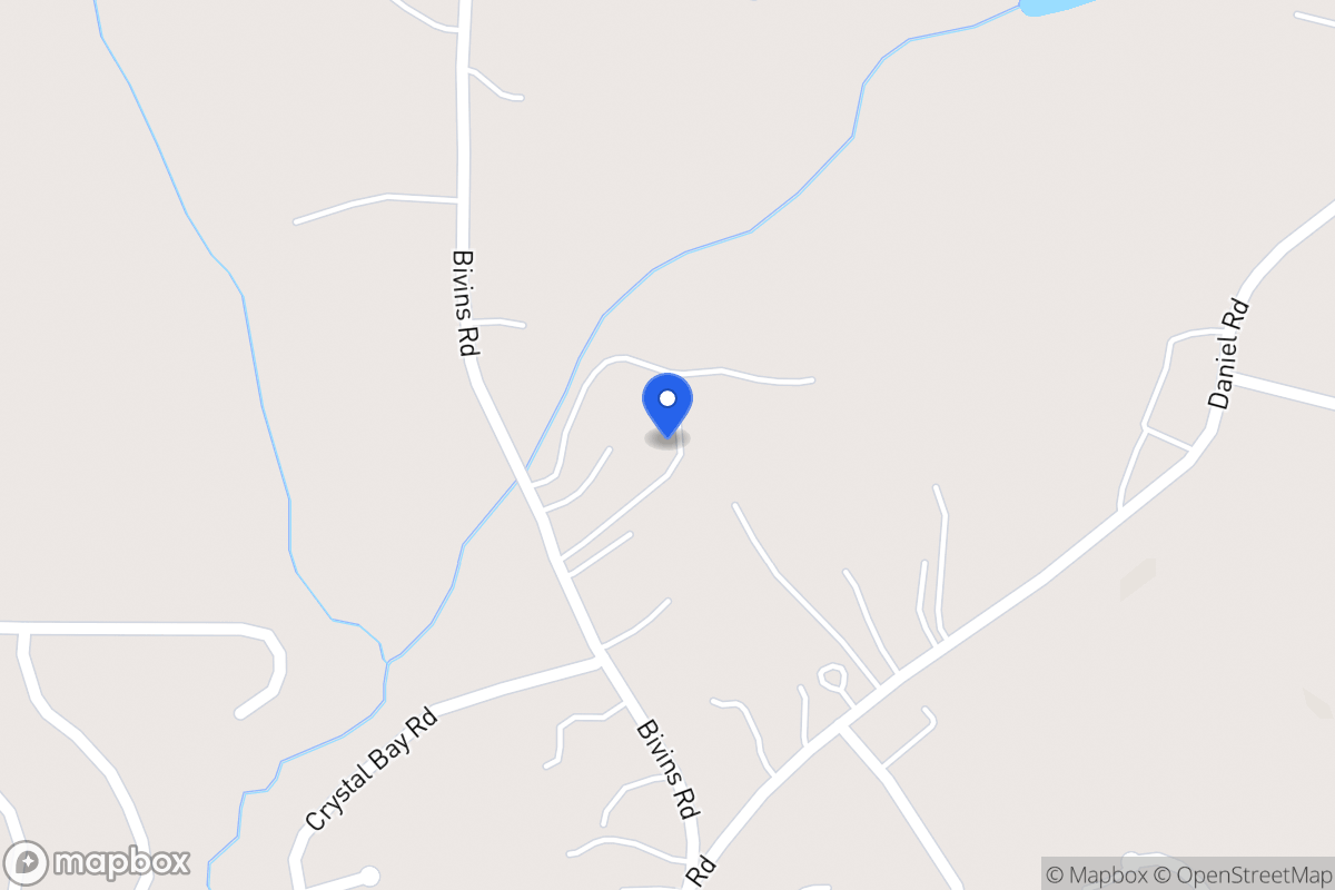Map of 368 Bivins Rd