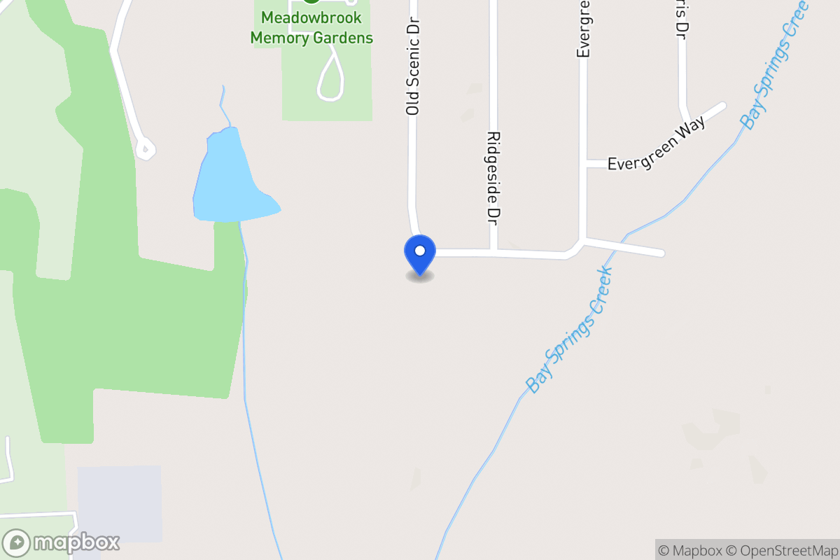 Map of 2249 Old Scenic Dr
