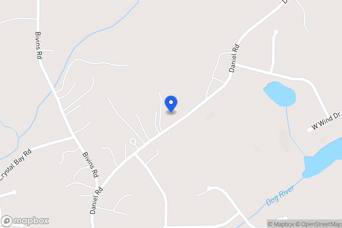 Map of 1165 Daniel Rd