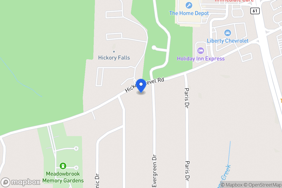 Map of 792 Hickory Level Rd