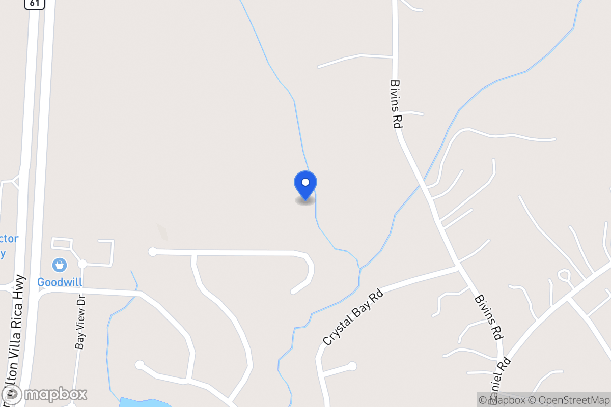 Map of 337 Bivins Rd