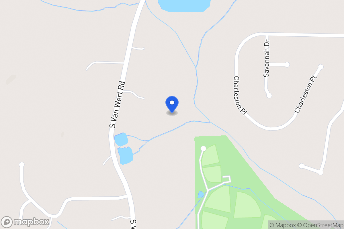 Map of 2742 S Van Wert Rd