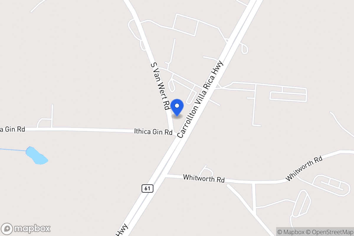 Map of 1893 61 Hwy