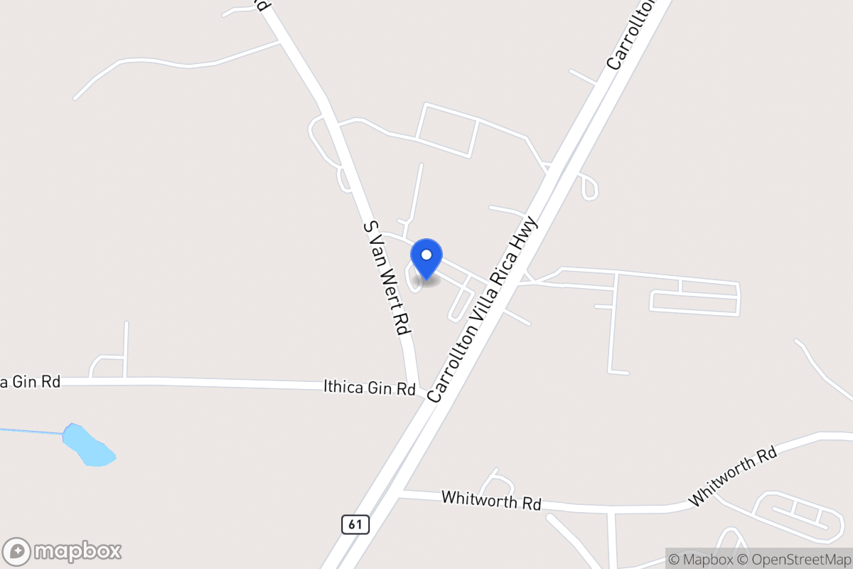 Map of 1849 Carrollton Villa Rica Hwy