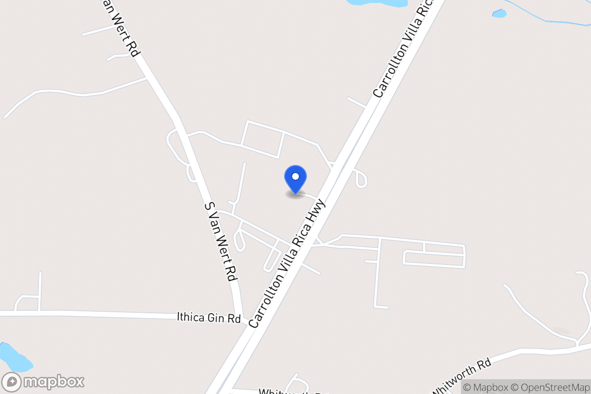 Map of 1811 Carrollton Villa Rica Hwy