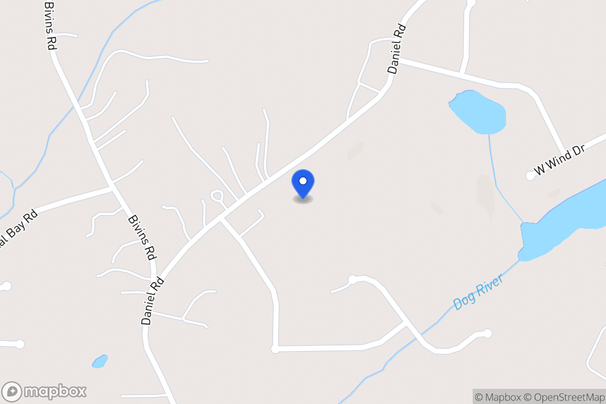 Map of 1164 Daniel Rd