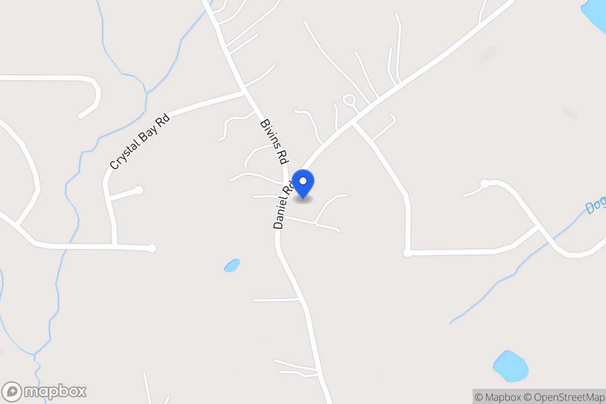 Map of 1304 Daniel Rd