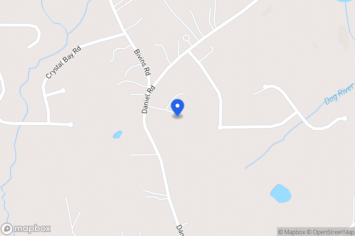 Map of 1320 Daniel Rd