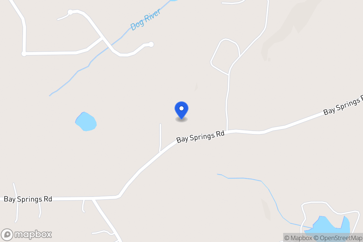 Map of 637 Bay Springs Rd