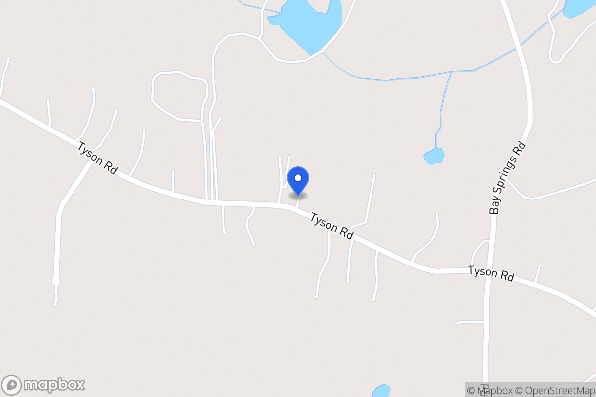 Map of 348 Tyson Rd