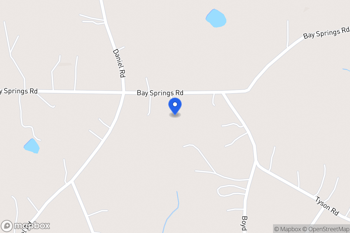 Map of 489 Bay Springs Rd