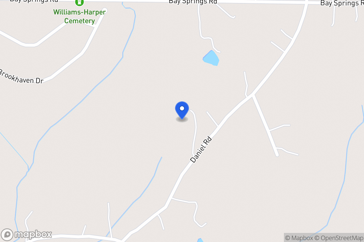Map of 1717 Daniel Rd