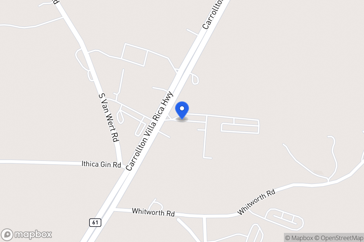 Map of 1836 Carrollton Villa Rica Hwy