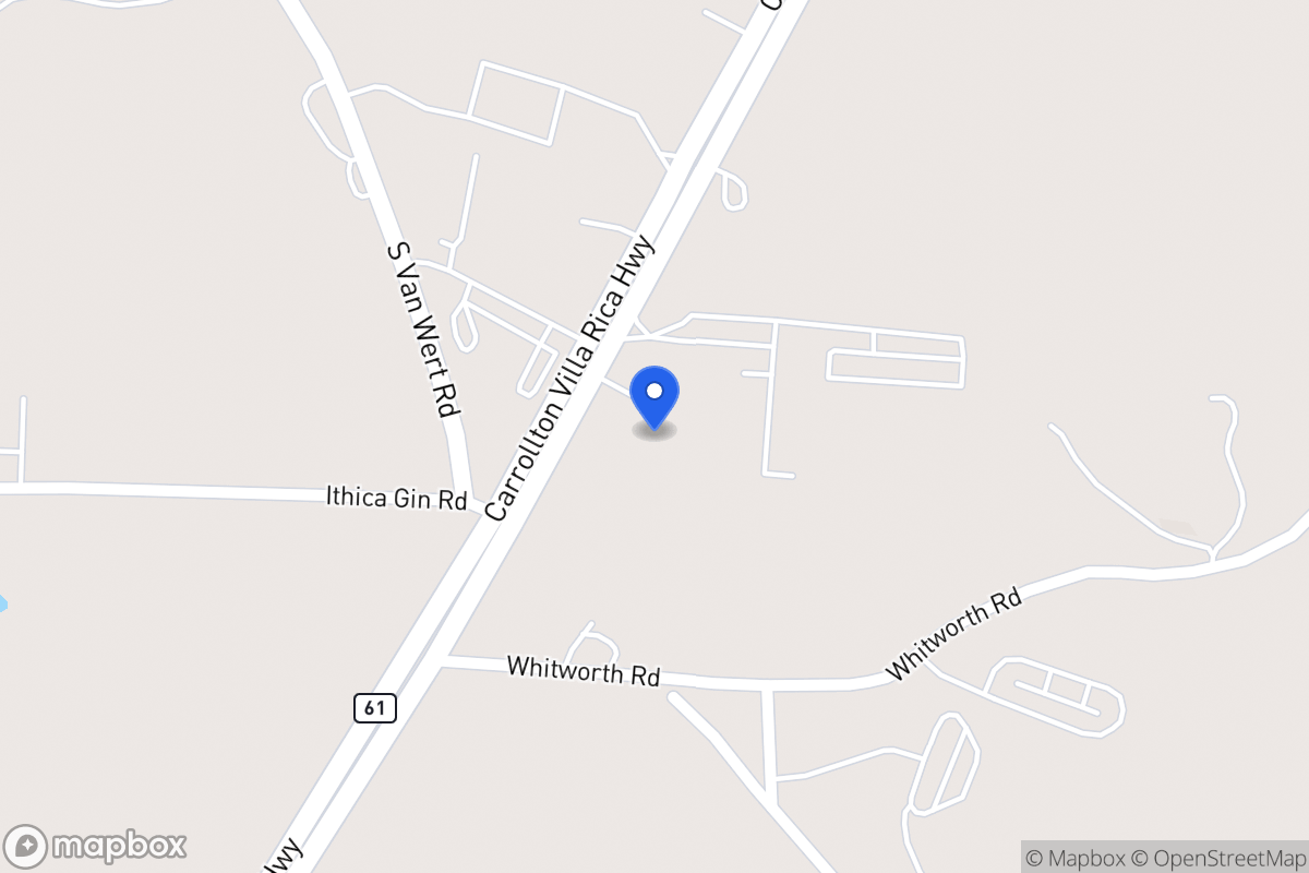 Map of 1856 Carrollton Villa Rica Hwy