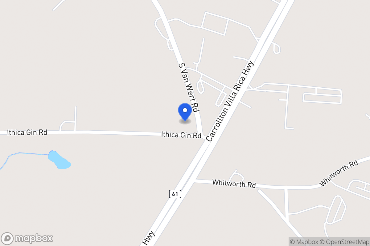 Map of 3245 S Van Wert Rd