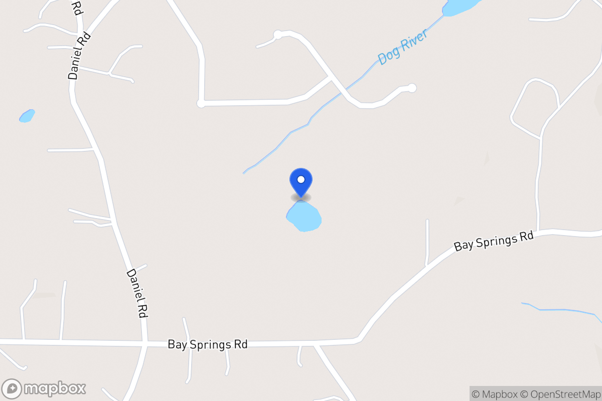 Map of 614 Bay Springs Rd