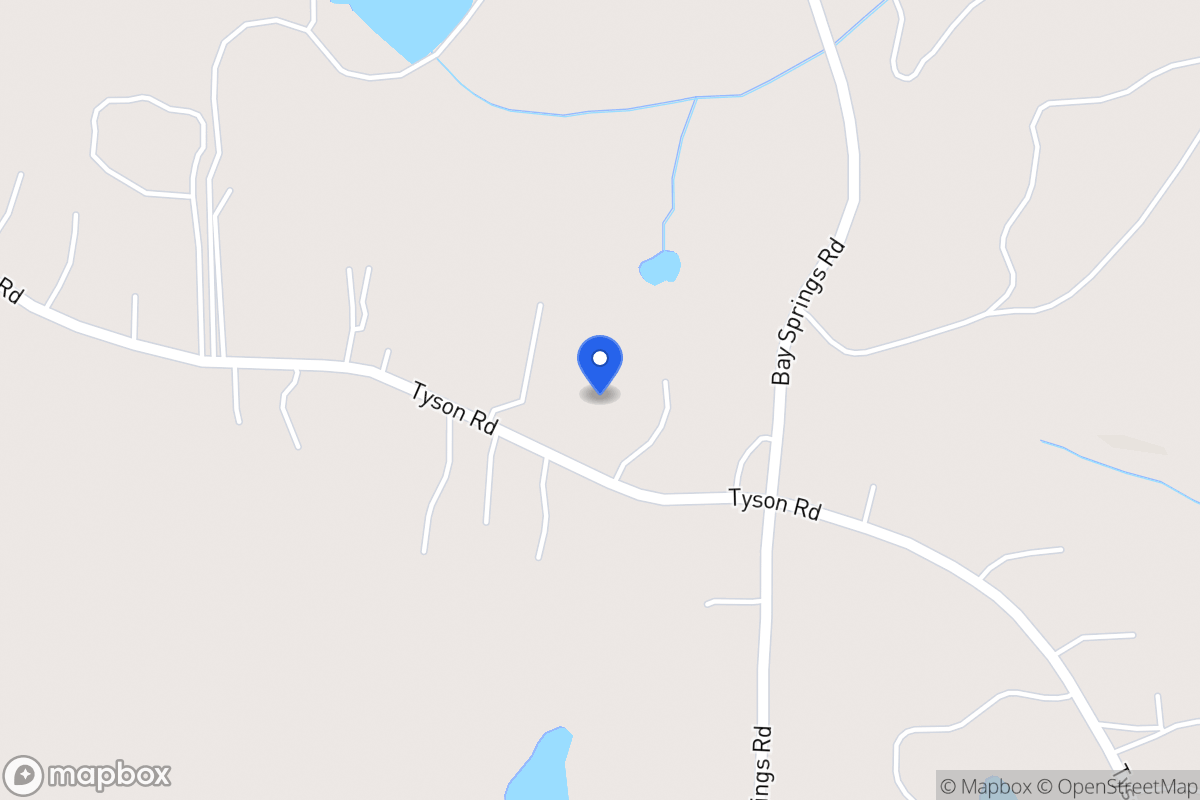 Map of 442 Tyson Rd