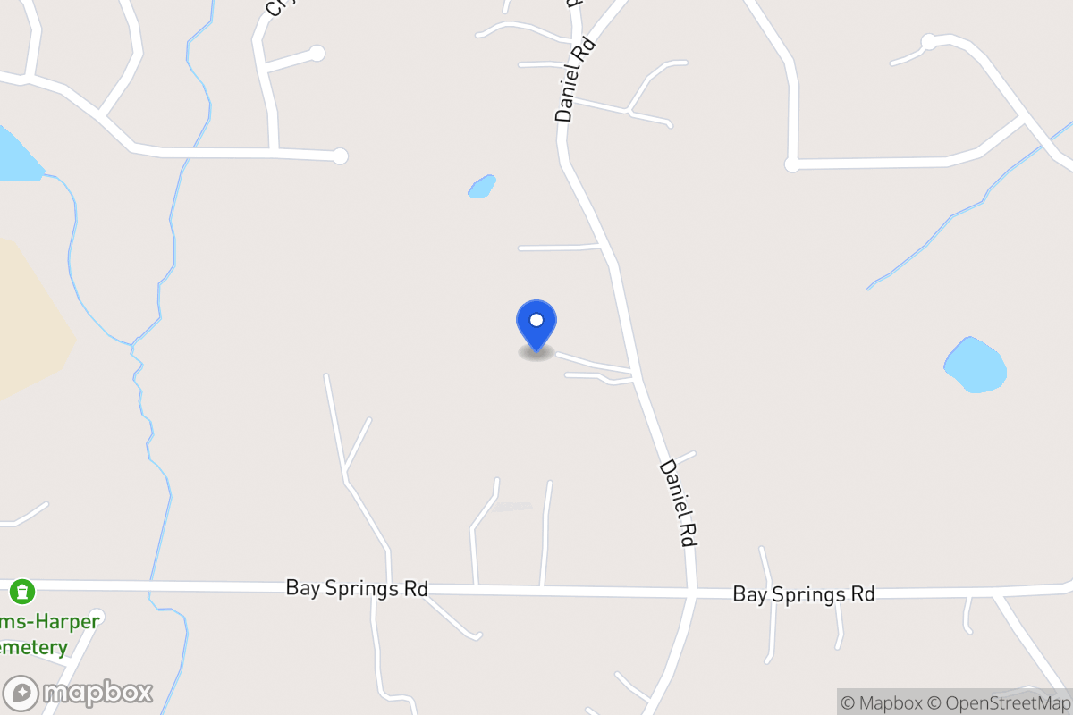 Map of 1405 Daniel Rd