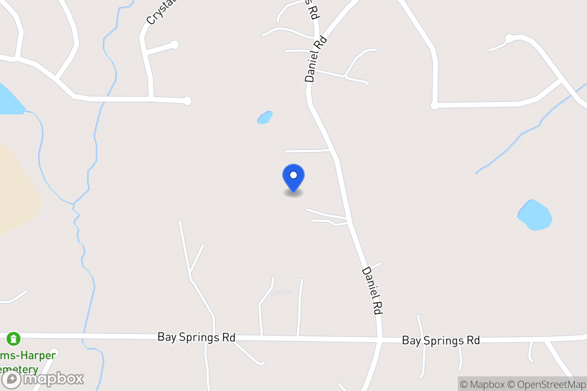 Map of 1395 Daniel Rd