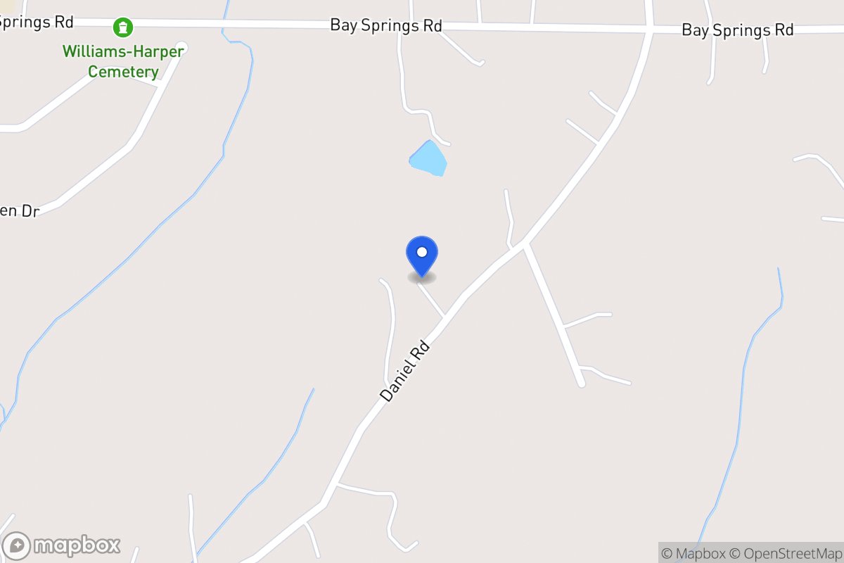 Map of 1647 Daniel Rd