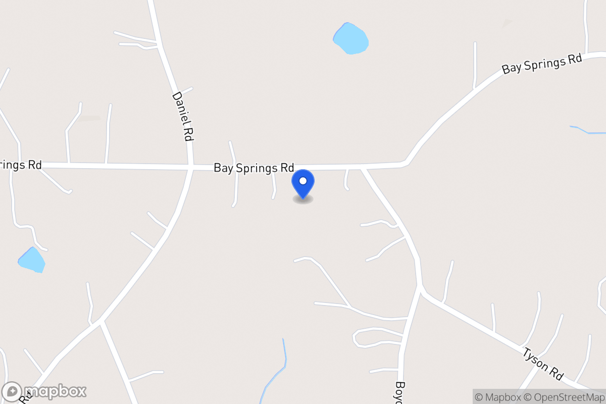Map of 501 Bay Springs Rd