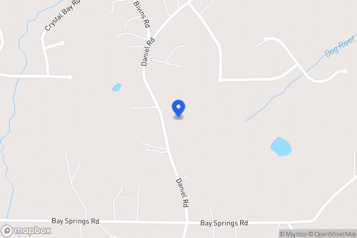 Map of 1400 Daniel Rd