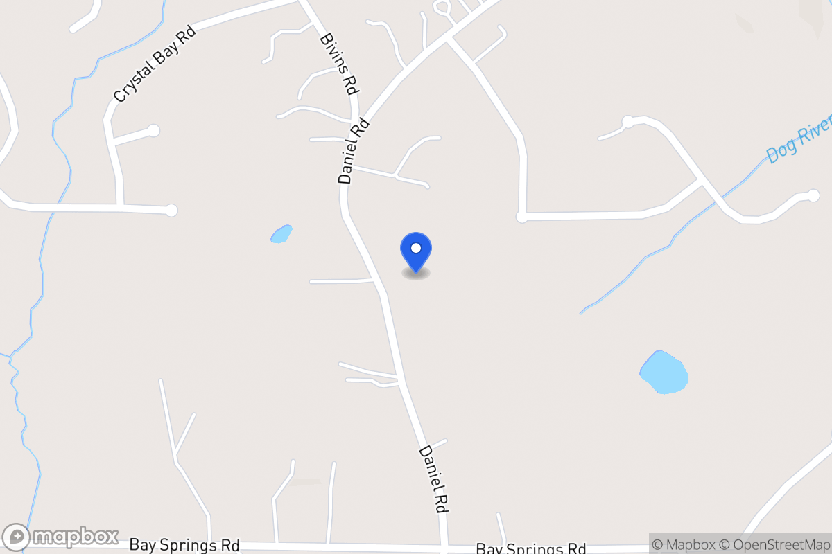 Map of 1380 Daniel Rd