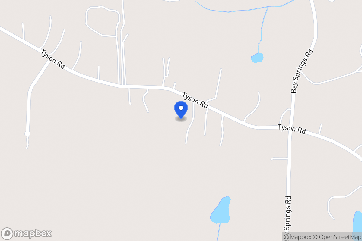 Map of 345 Tyson Rd