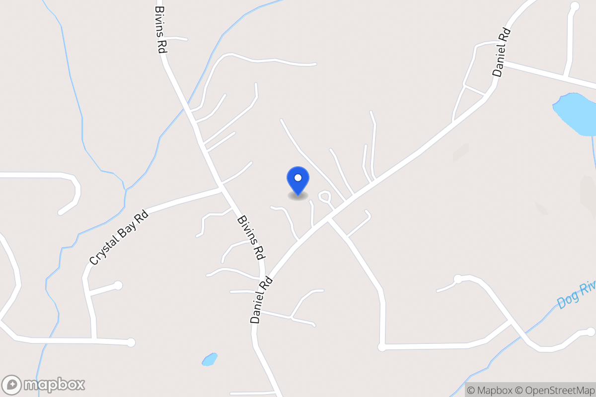 Map of 1275 Daniel Rd