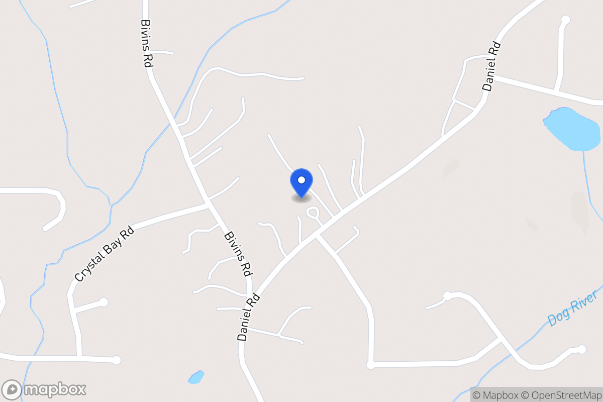 Map of 1263 Daniel Rd