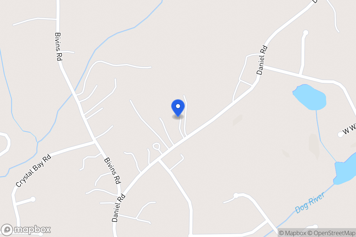 Map of 1223 Daniel Rd