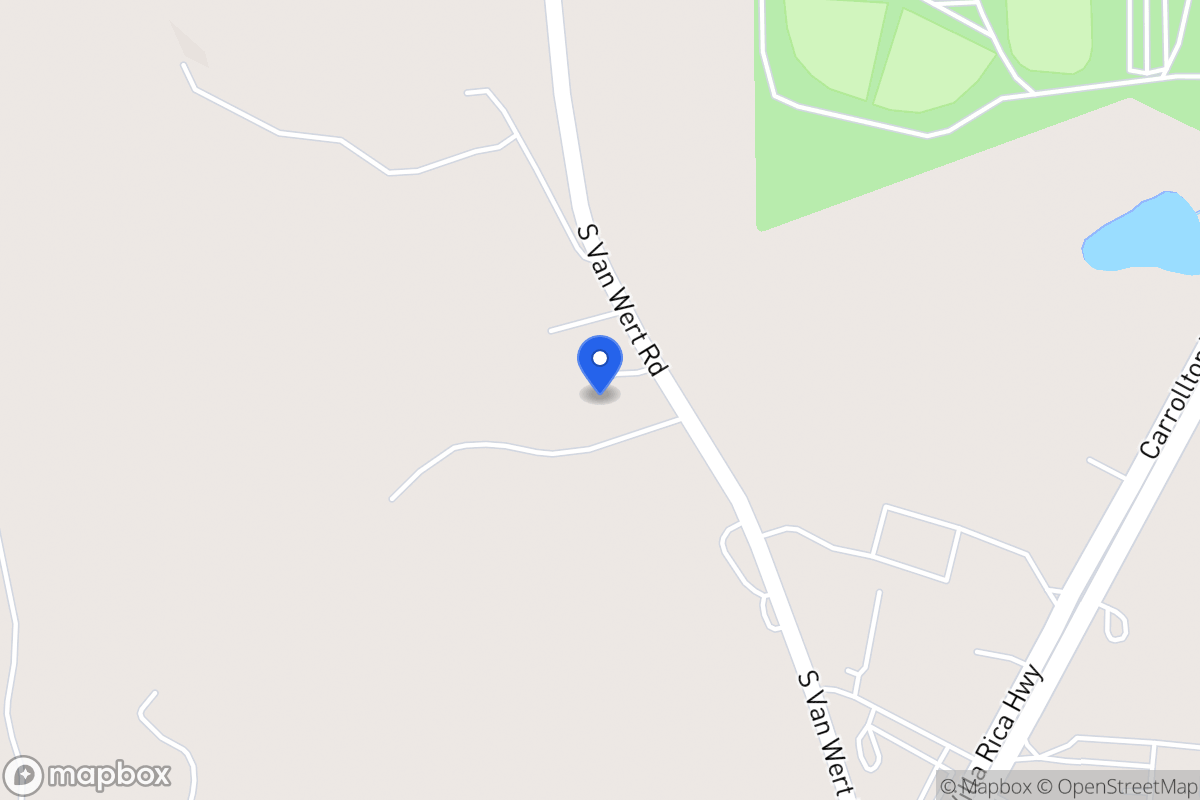 Map of 3057 S Van Wert Rd