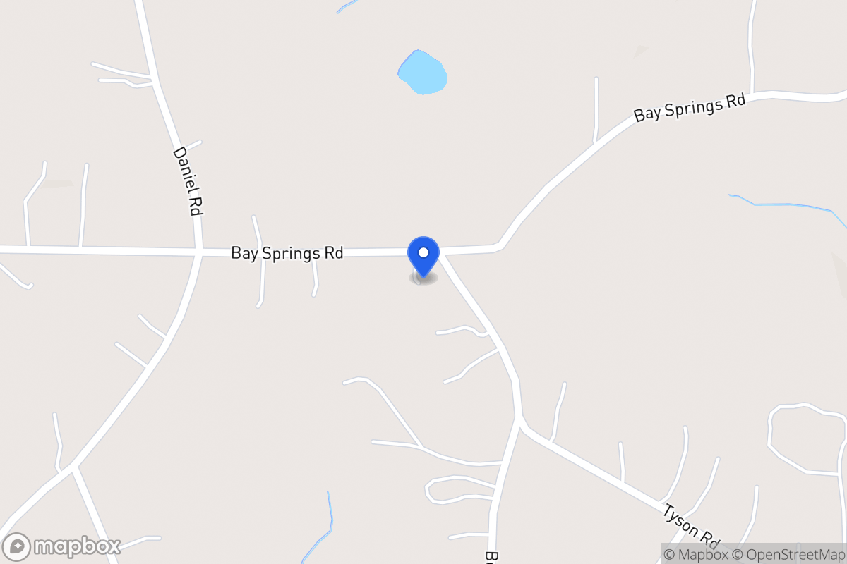 Map of 521 Bay Springs Rd