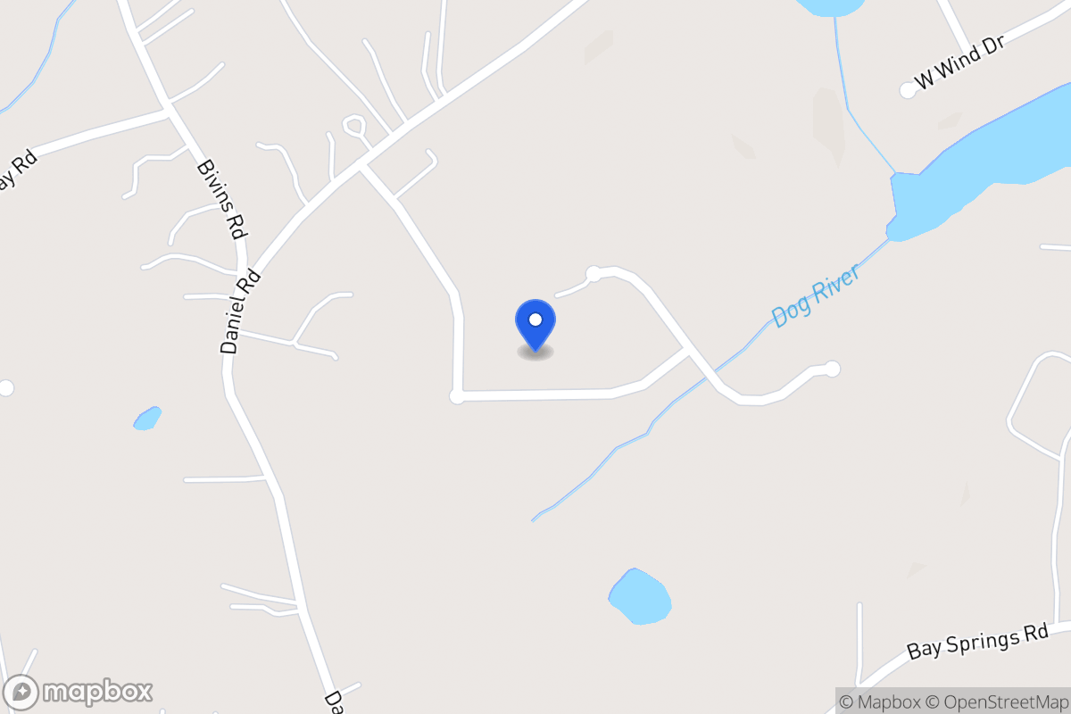 Map of 372 Daniel Mill Xing