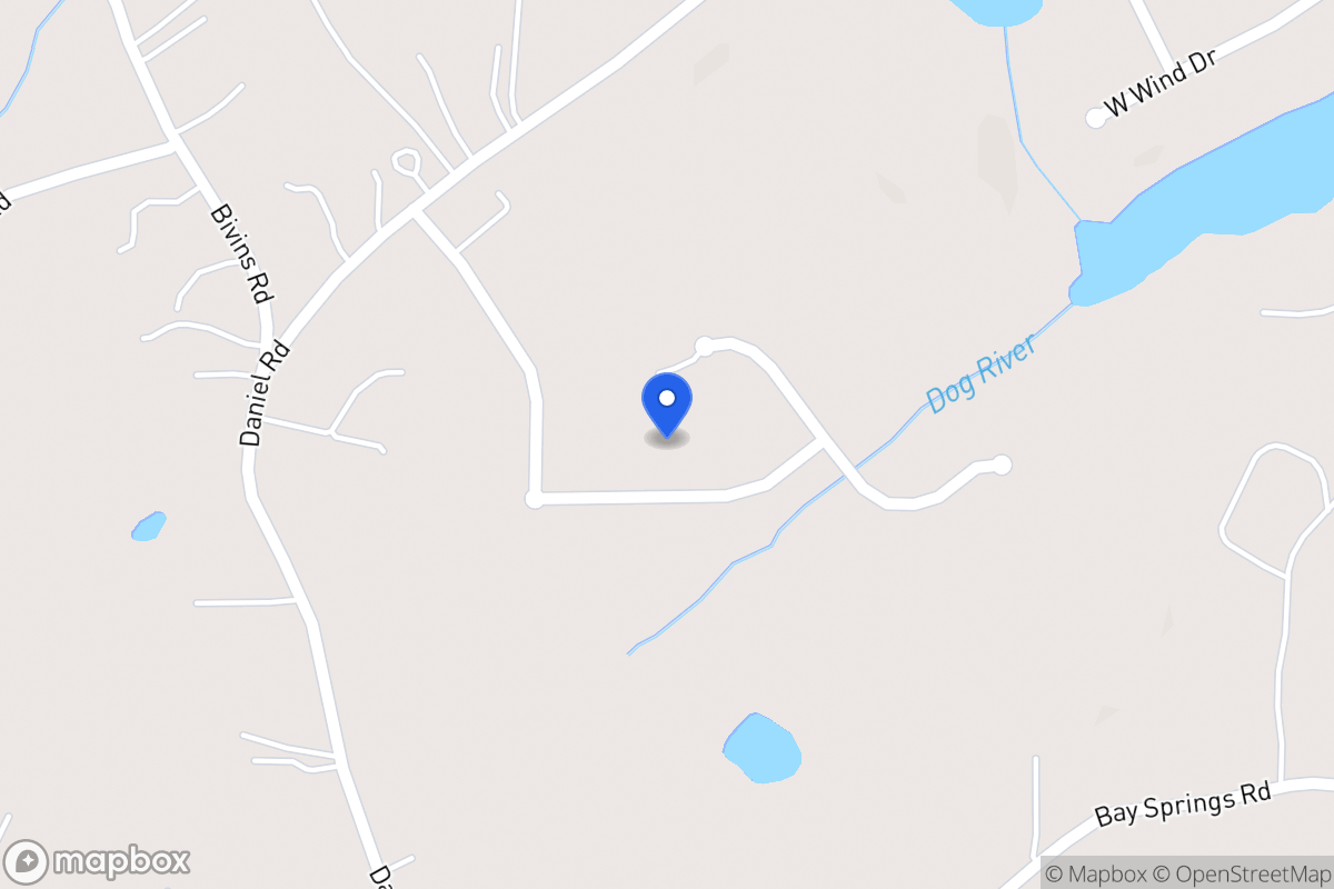 Map of 378 Daniel Mill Xing