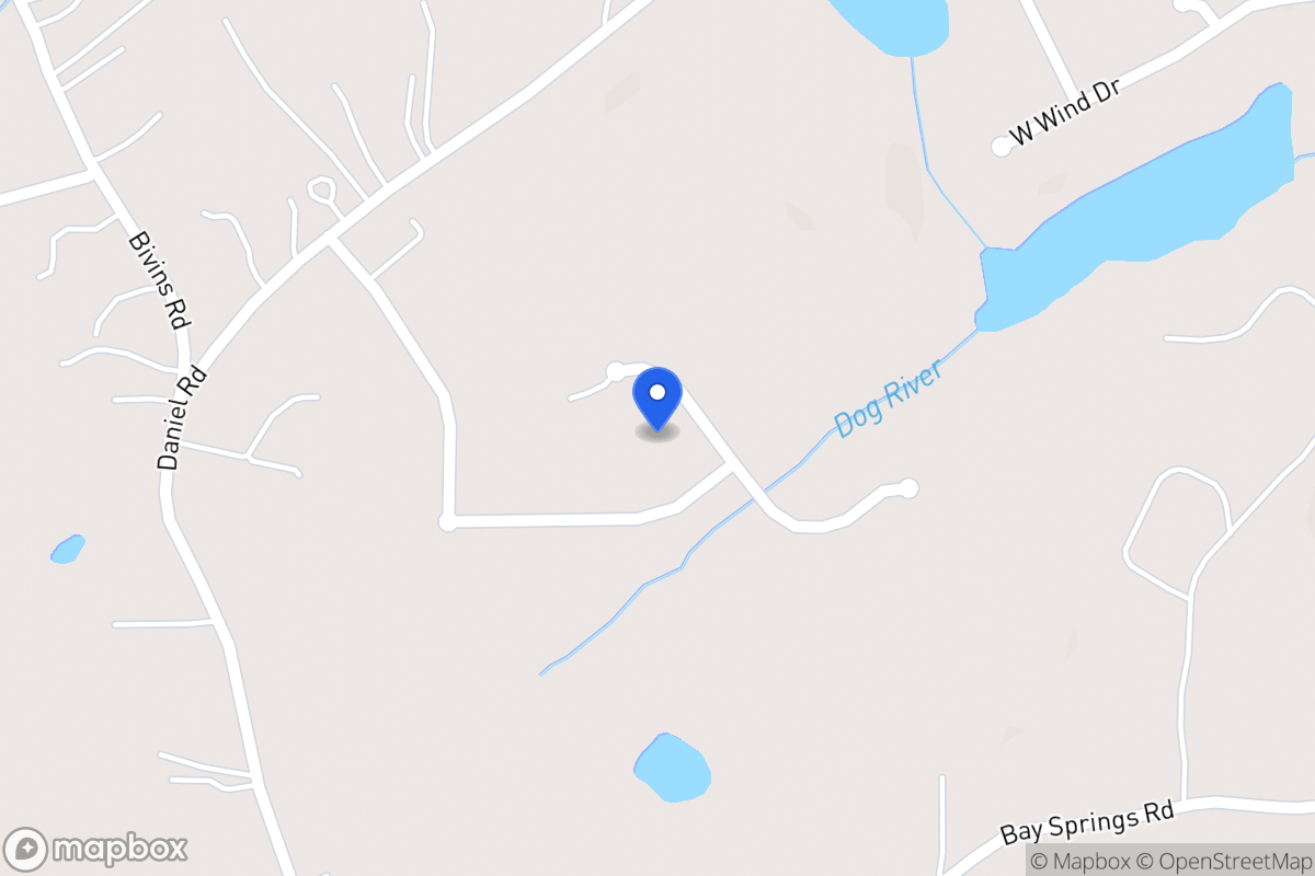 Map of 221 Daniel Springs Ct