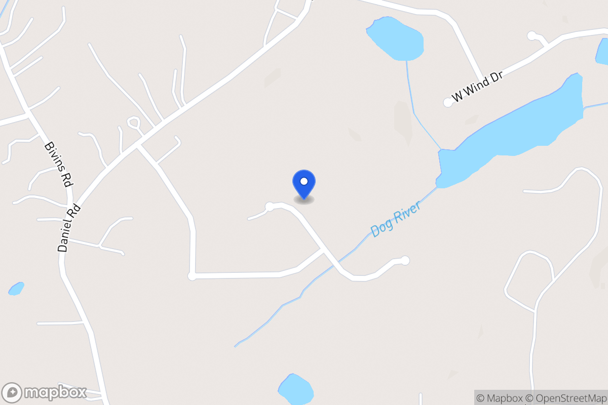 Map of 214 Daniel Springs Ct