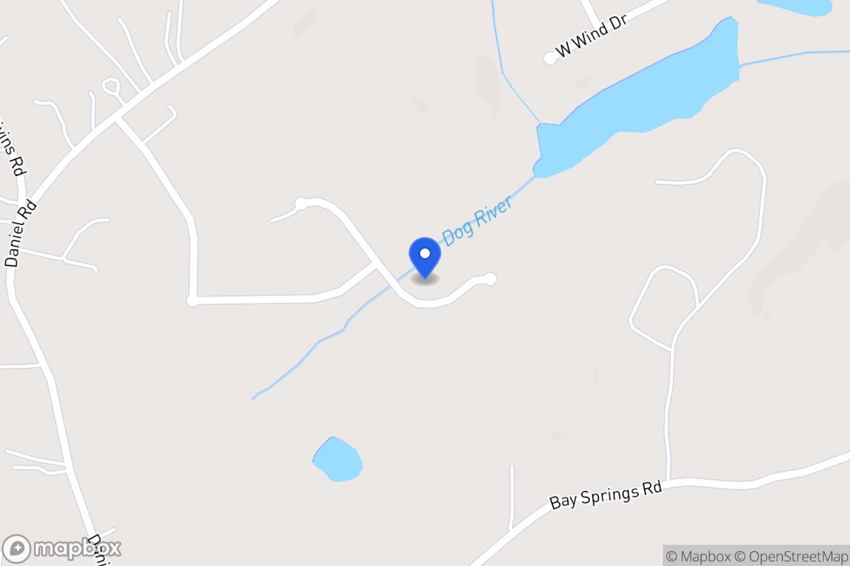 Map of 256 Daniel Springs Ct