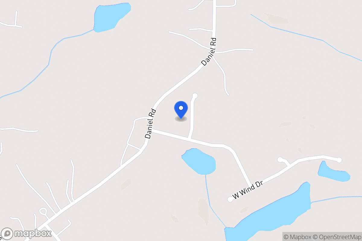 Map of 206 North Winds Ct