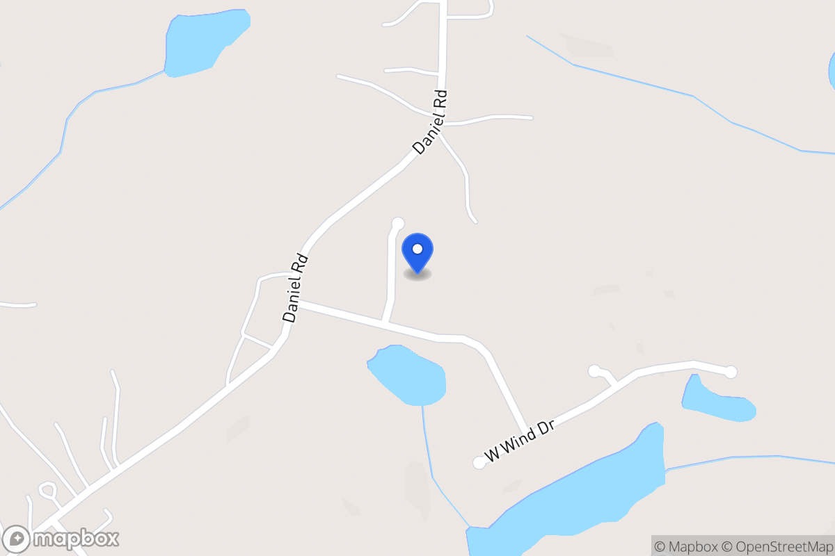Map of 207 North Winds Ct