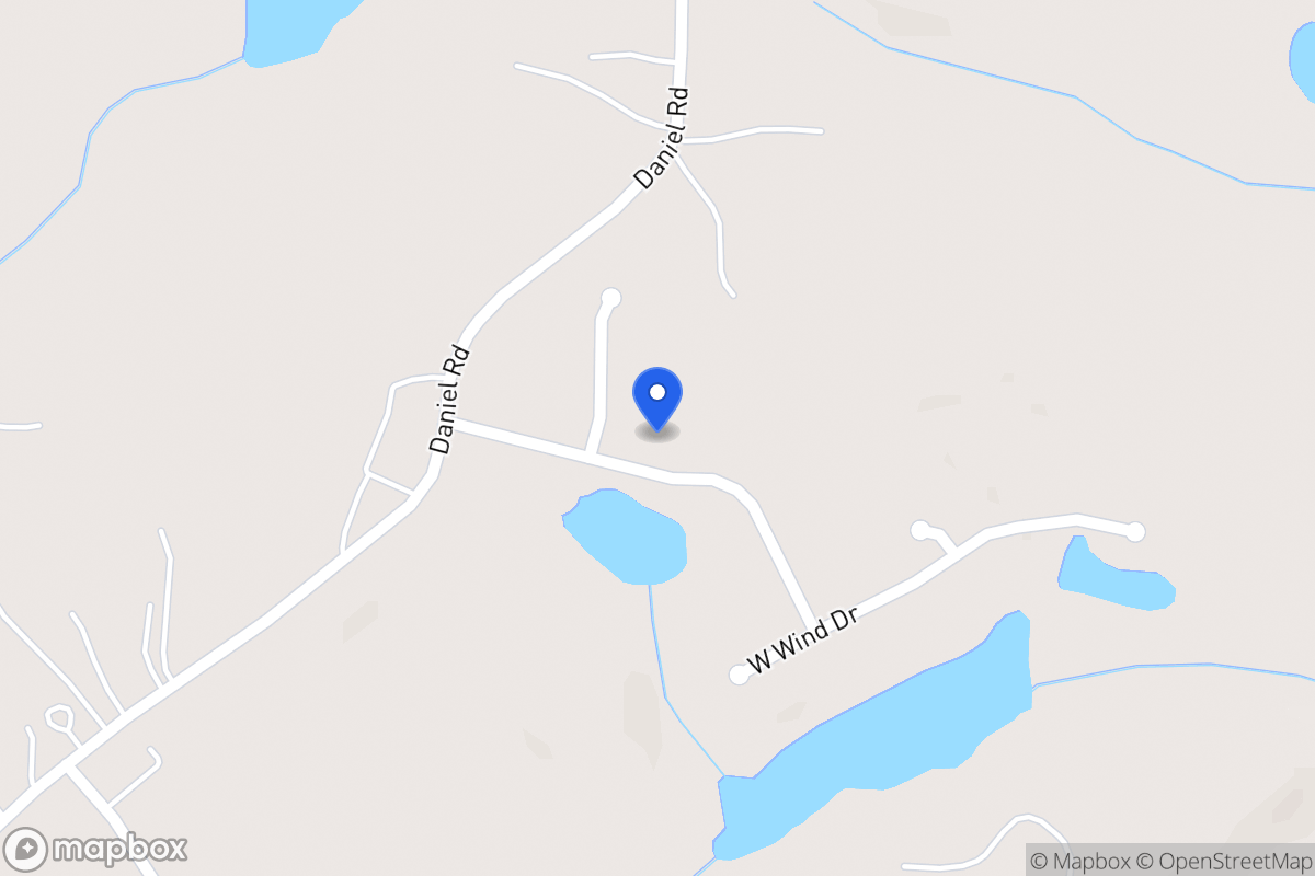 Map of 124 South Winds Dr