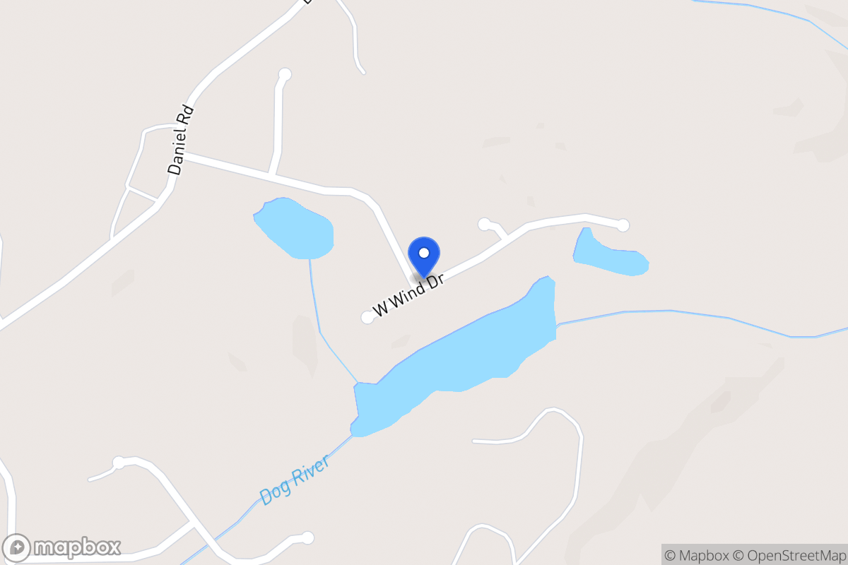 Map of 121 South Winds Dr